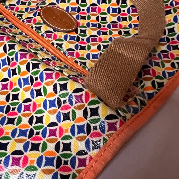 FOSSIL Multicolored Canvas Mini Crossbody Bag - Picture 12 of 12